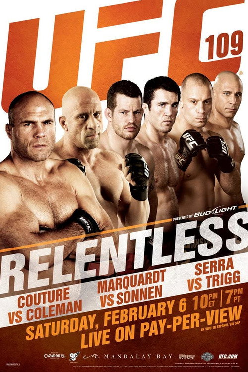 UFC 109: Relentless (2010) movie poster