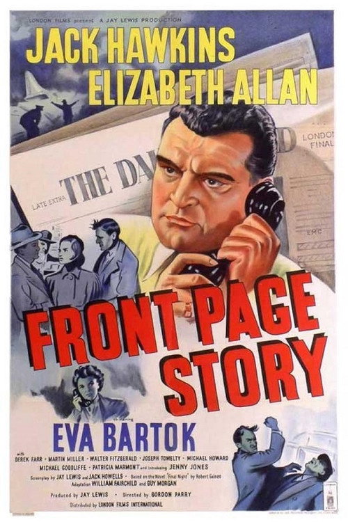 Front Page Story (1954) movie poster