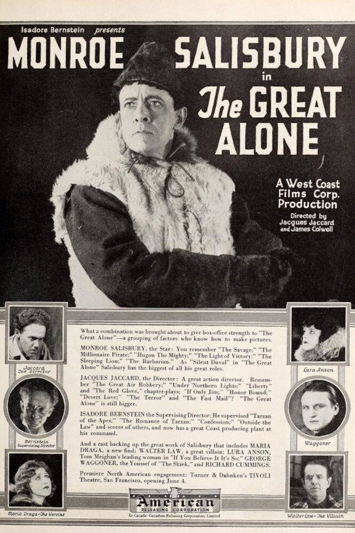The Great Alone (1922) movie poster