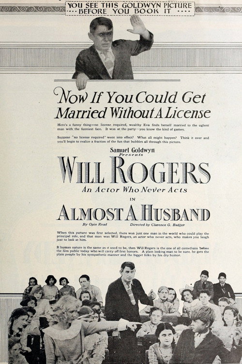 Almost a Husband (1919) movie poster