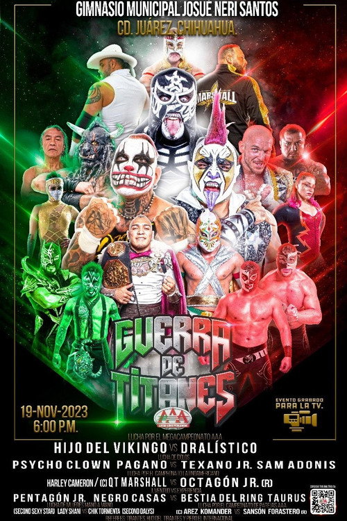 AAA Guerra de Titanes 2023 (2023) movie poster