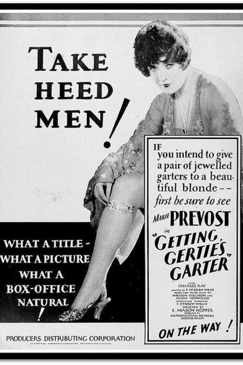 Getting Gertie's Garter (1927) movie poster