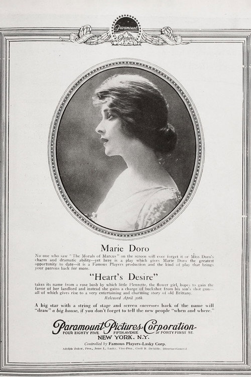 Heart's Desire (1917) movie poster