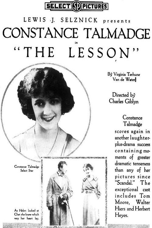 The Lesson (1918) movie poster