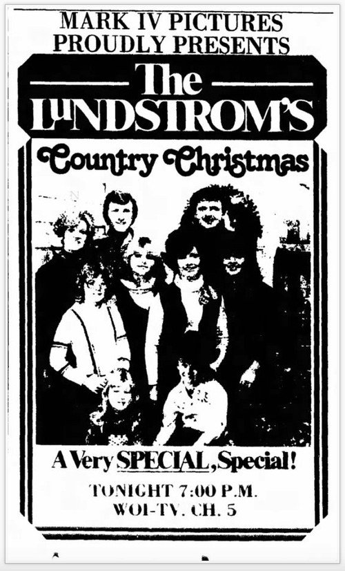 The Lundstroms Country Christmas (1977) movie poster