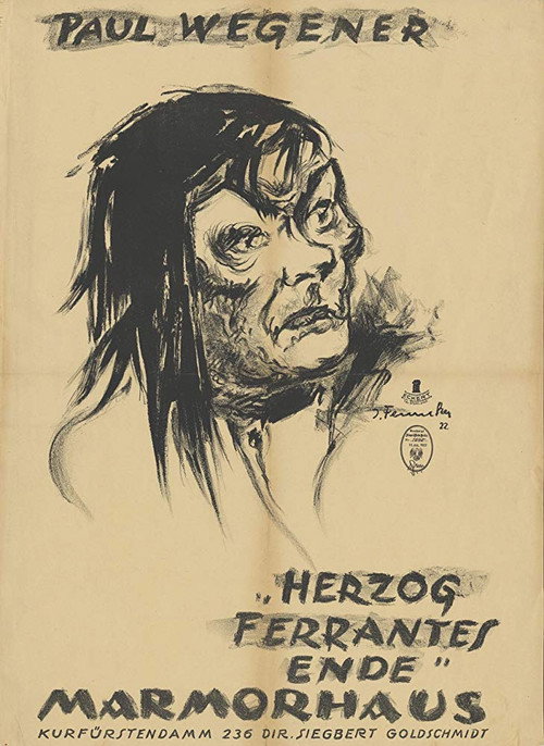 Herzog Ferrantes Ende (1922) movie poster
