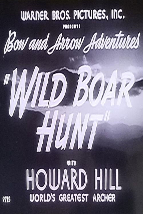 Wild Boar Hunt (1940) movie poster