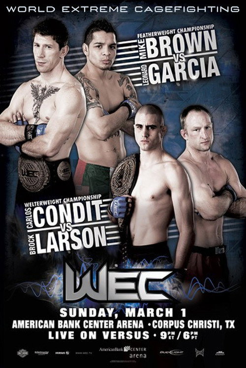 WEC 39: Brown vs. Garcia (2009) movie poster