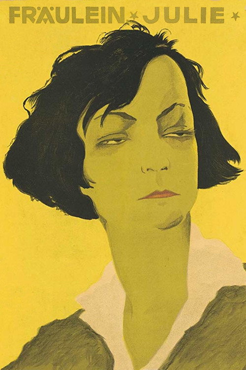 Fräulein Julie (1922) movie poster