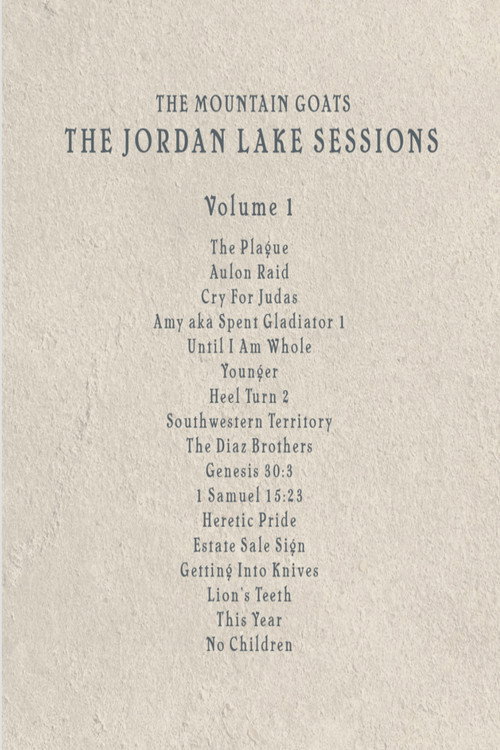 the Mountain Goats: the Jordan Lake Sessions (Volume 1) (2021) movie poster