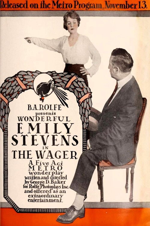 The Wager (1916) movie poster