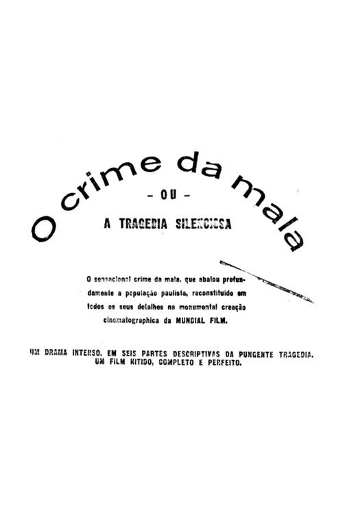 O Crime da Mala (1928) movie poster