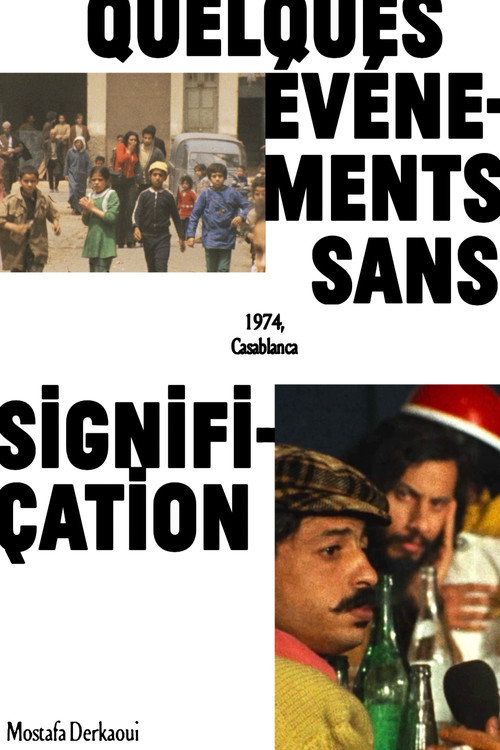 About Some Meaningless Events (1974) movie poster