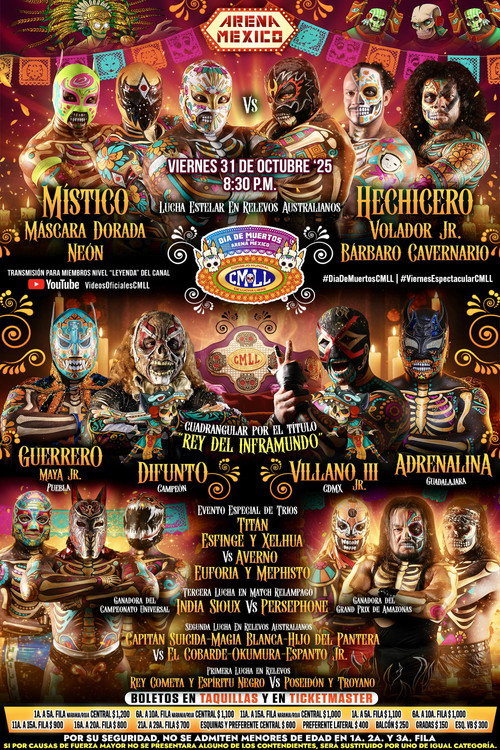 CMLL Dia De Muertos Viernes Espectacular (2025) movie poster