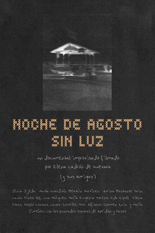 Noche de agosto sin luz movie poster
