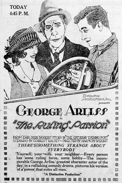 The Ruling Passion (1922) movie poster