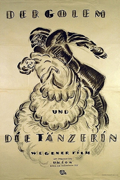 The Golem and the Dancing Girl (1917) movie poster