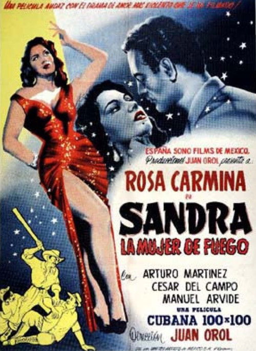 Sandra, the Woman of Fire (1954) movie poster