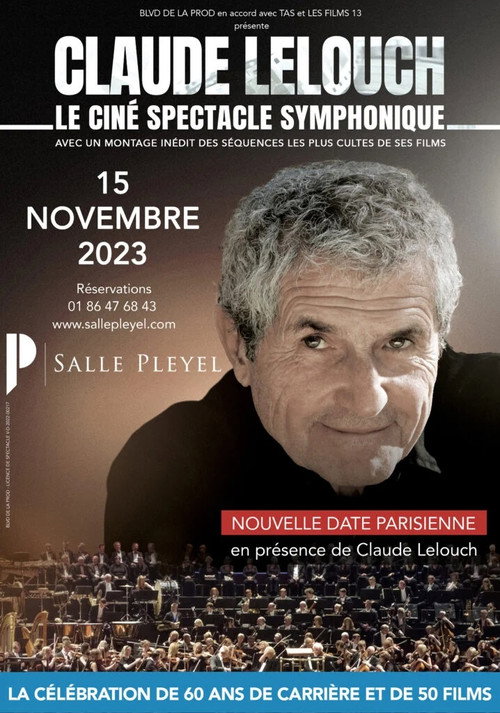 Claude Lelouch - Le symphonique (2023) movie poster