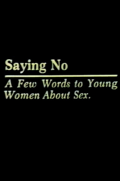 Saying No (1982) movie poster