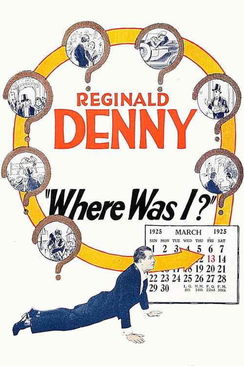 Where Was I? (1925) movie poster
