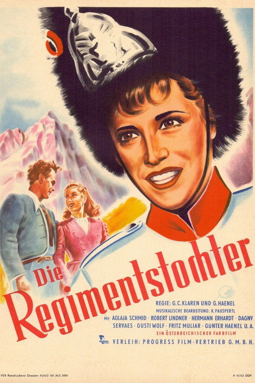 Die Regimentstochter (1953) movie poster