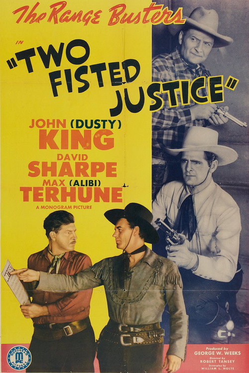 Two Fisted Justice (1943) movie poster