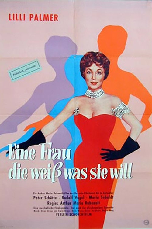 Eine Frau, die weiß was sie will (1958) movie poster
