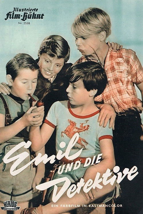 Emil and the Detectives (1954) movie poster
