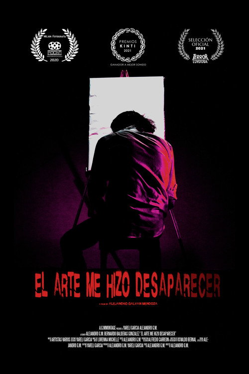ART MADE ME DISAPPEAR (2020) movie poster