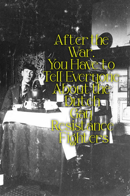 After the War, You Have to Tell Everyone About the Dutch Gay Resistance Fighters (1991) movie poster