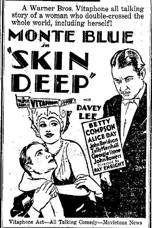 Skin Deep (1929) movie poster