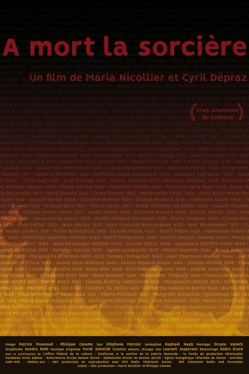 À mort la sorcière (2022) movie poster