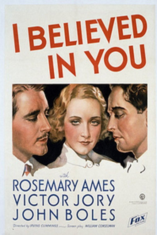 I Believed in You (1934) movie poster