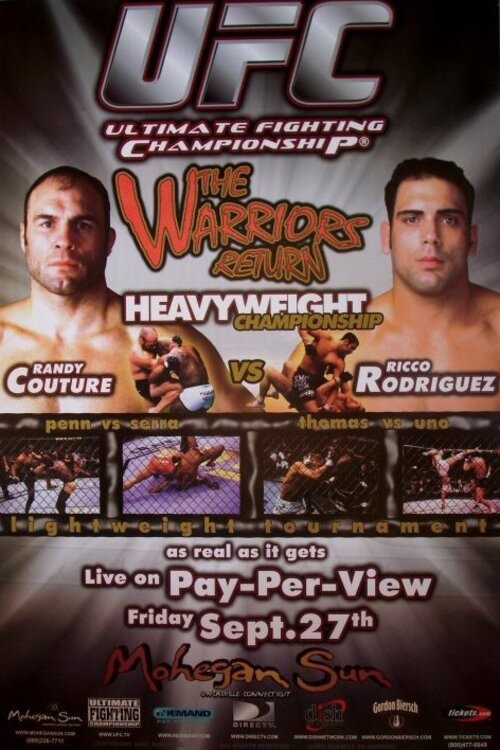 UFC 39: The Warriors Return (2002) movie poster