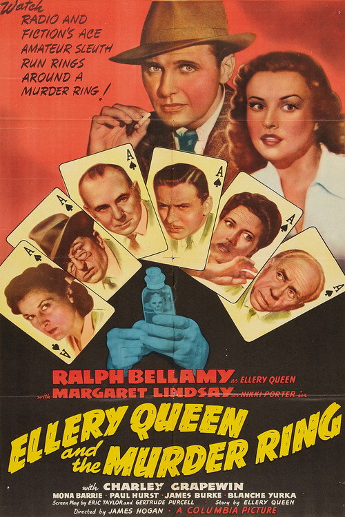 Ellery Queen and the Murder Ring (1941) movie poster