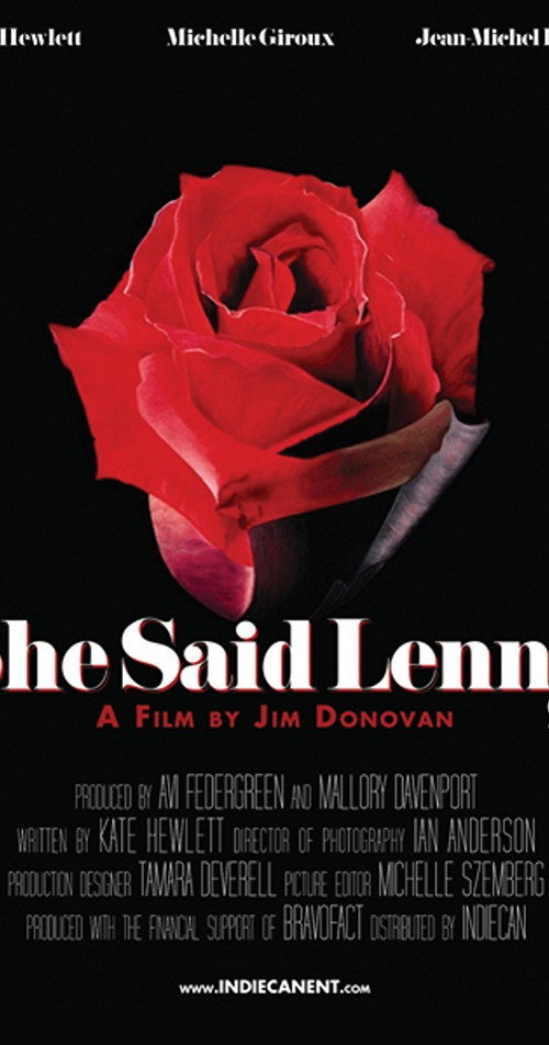 She Said Lenny (2010) movie poster