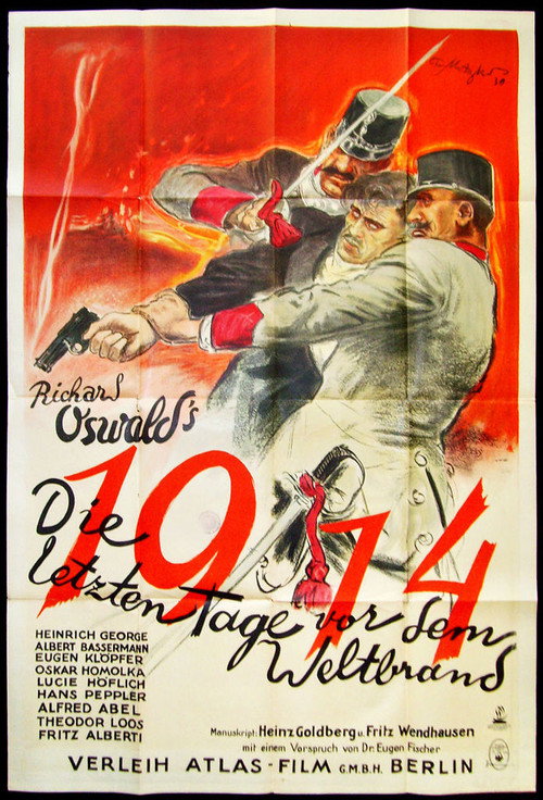1914: The Last Days Before the War (1931) movie poster