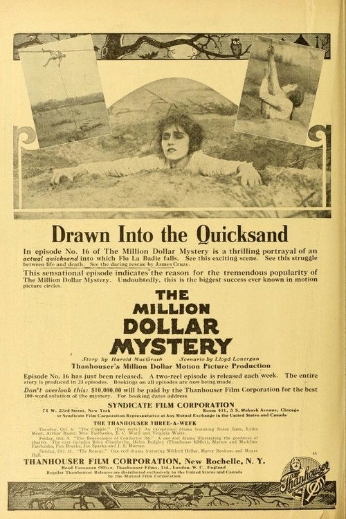 The Million Dollar Mystery (1914) movie poster