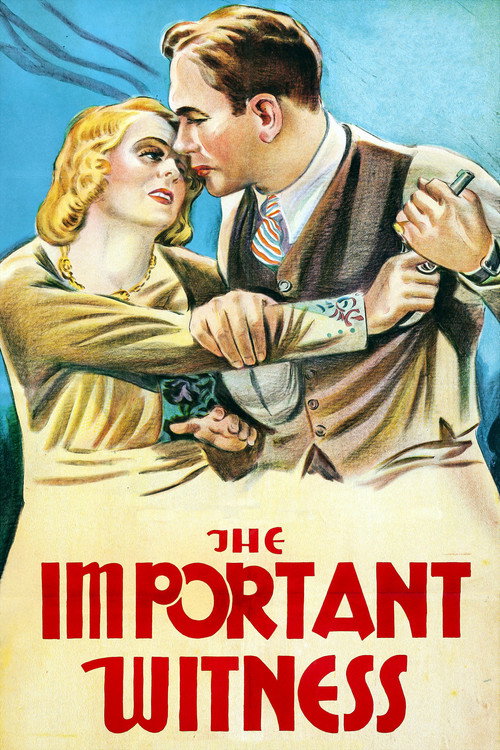 The Important Witness (1933) movie poster