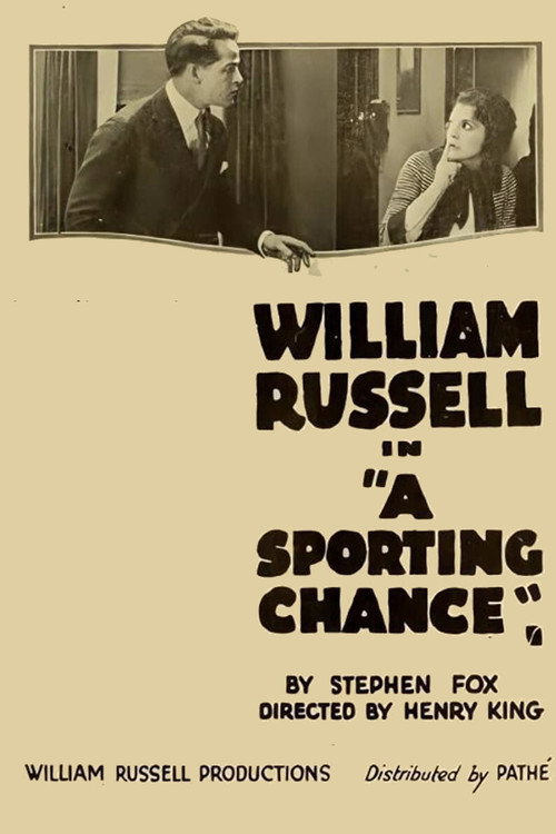 A Sporting Chance (1919) movie poster