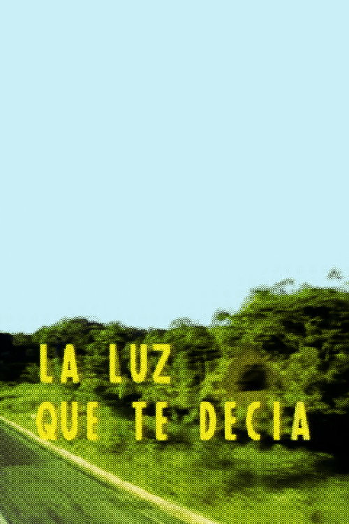 La luz que te decía (1986) movie poster