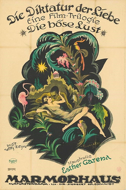 Die Diktatur der Liebe. 1. Die böse Lust (1921) movie poster