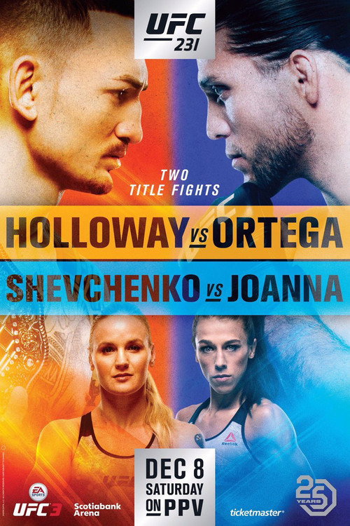 UFC 231: Holloway vs. Ortega (2018) movie poster