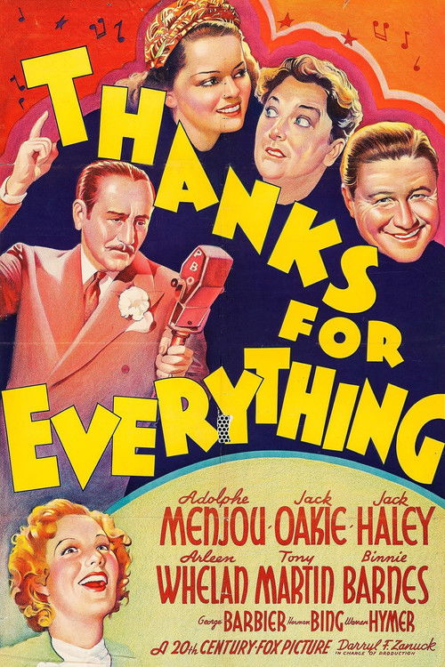 Thanks for Everything (1938) movie poster