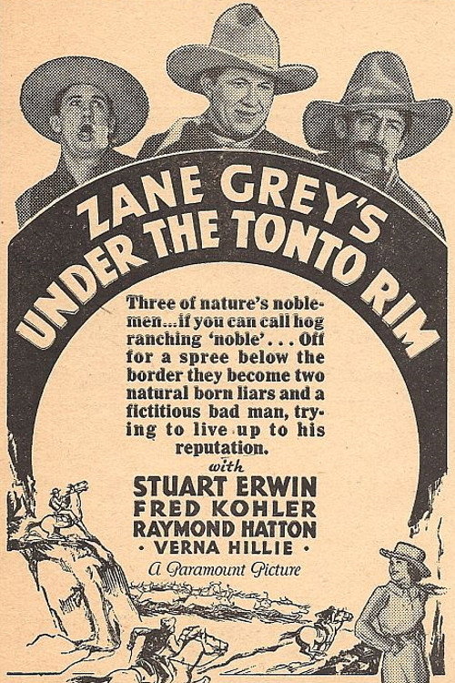 Under the Tonto Rim (1933) movie poster