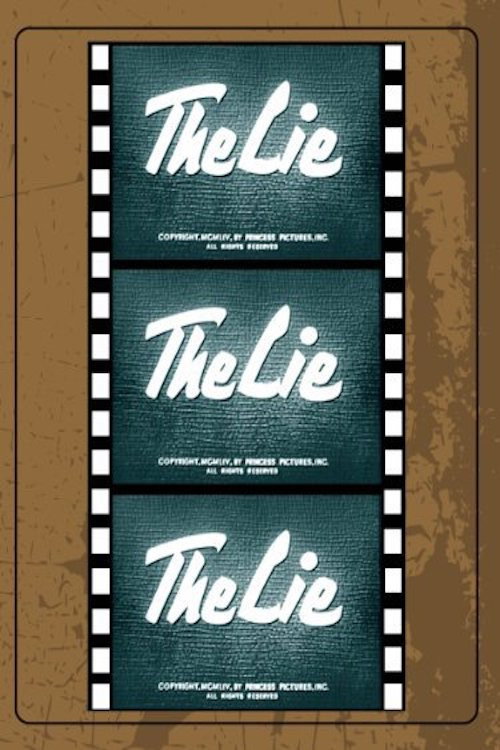 The Lie (1954) movie poster