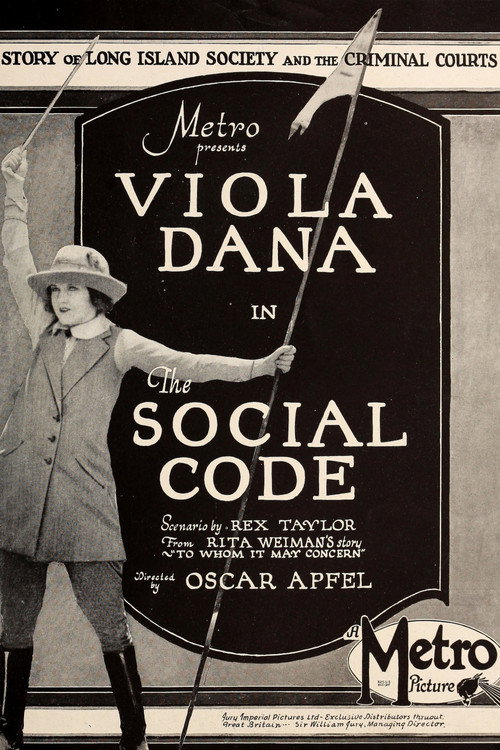 The Social Code (1923) movie poster