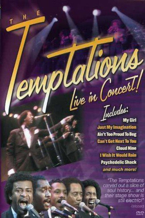 The Temptations: Live in Concert (1984) movie poster