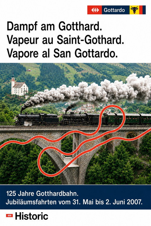 Vapeur au Saint-Gothard (2007) movie poster